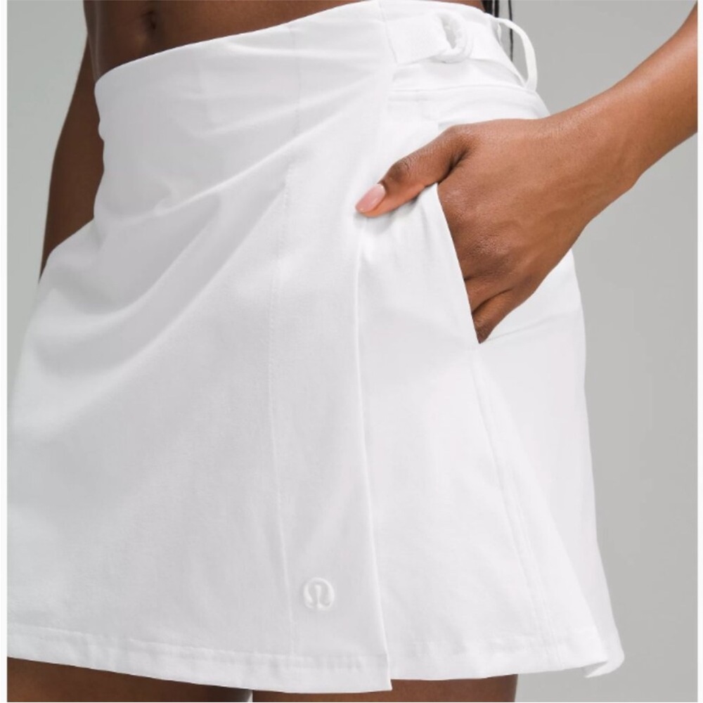 lululemon Wrap-Front Mid-Rise Golf Skirt